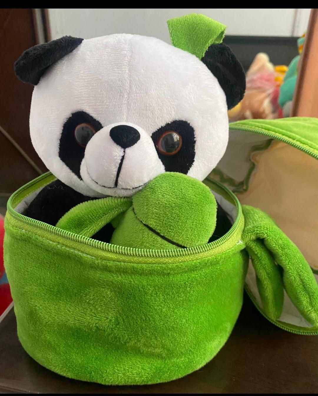 BambooBuddy: Cute Panda Plush Toy with Hidden Surprise Panda Inside - Juggledrops