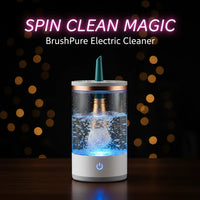 BrushPure: Electric Makeup Brush Cleaner – USB Rechargeable Automatic Deep Cleaning Device