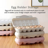 EggNest: BPA-Free 18-Egg Storage Container – Stackable, Spill-Proof & Space-Saving Egg Organizer - Juggledrops
