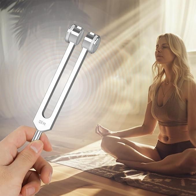 ZenTone: Aluminum Healing Tuning Fork – Sound Therapy Tool for Meditation, Chakra & Stress Relief - Juggledrops