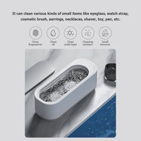 SparkleClean: Mini Ultrasonic Jewelry Cleaner Machine – 360° Deep Cleaning Device