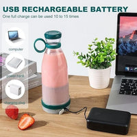 SutraJuice: Portable USB Juicer Bottle – Mini Smoothie Blender