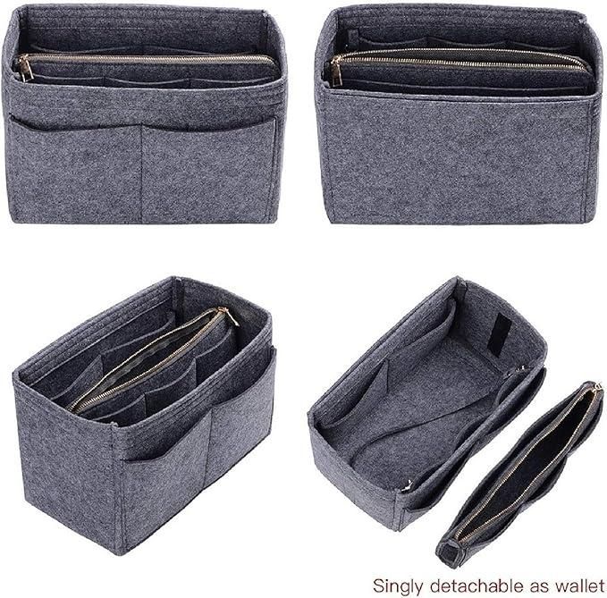 FeltEase: Premium Felt Fabric Purse Organiser with Multi-Pocket Storage - Juggledrops
