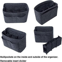 FeltEase: Premium Felt Fabric Purse Organiser with Multi-Pocket Storage - Juggledrops