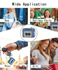 KeychainRetro: Retro Sound Mini Recorder Keychain