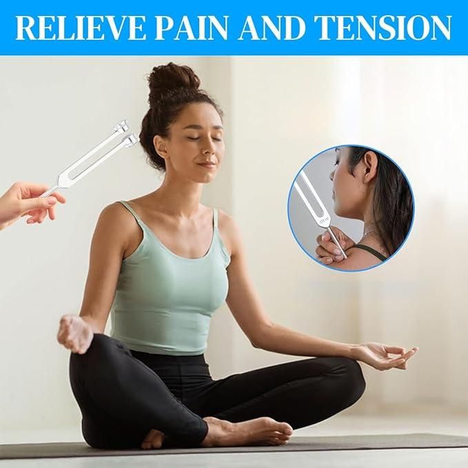 ZenTone: Aluminum Healing Tuning Fork – Sound Therapy Tool for Meditation, Chakra & Stress Relief - Juggledrops