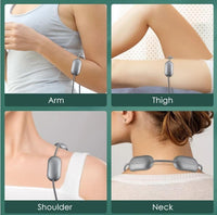 RelaxGo: Electric Neck Massager with Heat | Portable Neck Pain Relief