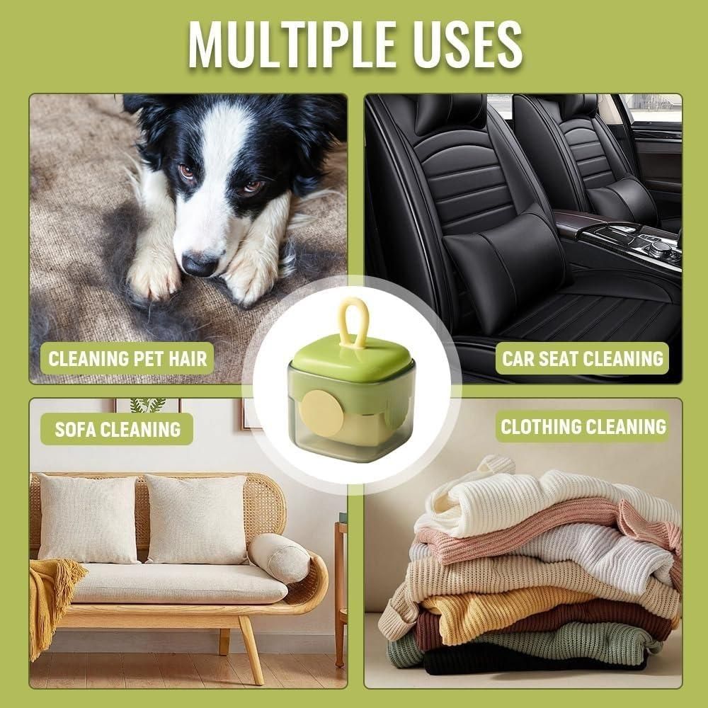 LintGo: Portable Mini Lint Roller Ball – Reusable Pet Hair & Crumb Remover for Clothes & Furniture - Juggledrops