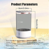 BrushPure: Electric Makeup Brush Cleaner – USB Rechargeable Automatic Deep Cleaning Device