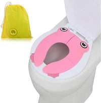 TinyGo: Folding Travel Toilet Seat for Kids – Portable Potty Training Seat with Carry Bag