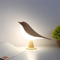 AviGlow: Touch Dimmable Bird Table Lamp with Aromatherapy – USB Rechargeable LED Night Light for Bedroom & Desk - Juggledrops