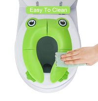 TinyGo: Folding Travel Toilet Seat for Kids – Portable Potty Training Seat with Carry Bag