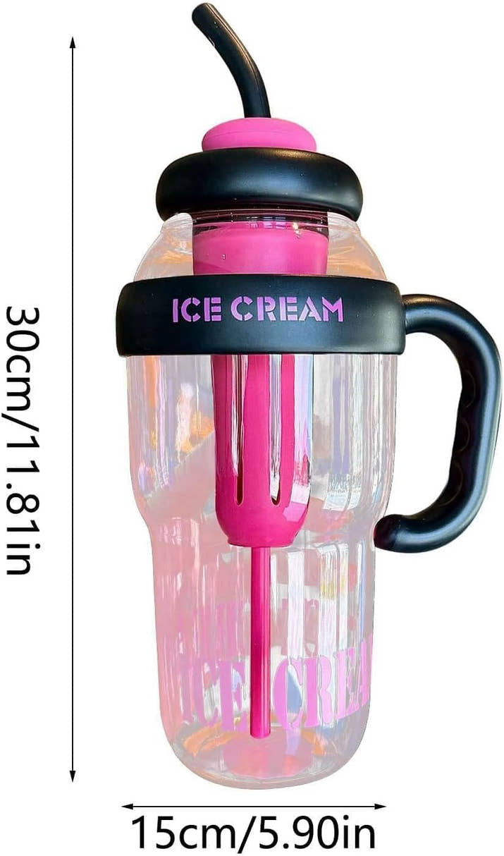 HydroCute: 40oz Crossbody Water Bottle with Strap & One-Click Straw Lid - Juggledrops