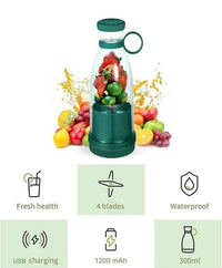 SutraJuice: Portable USB Juicer Bottle – Mini Smoothie Blender