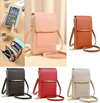 SafeCarry: Anti-Theft RFID Leather Crossbody Phone Bag for Women