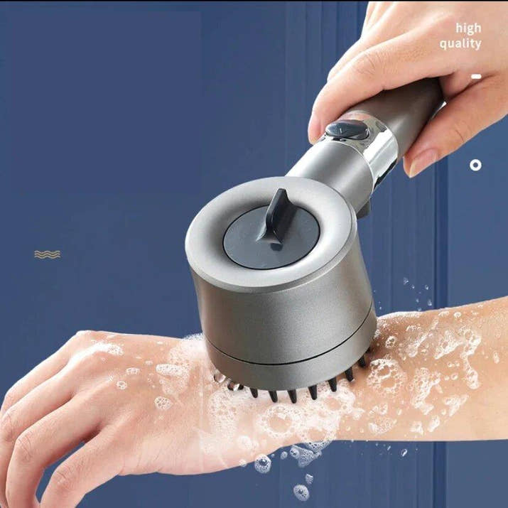 AquaFlow: High-Pressure Shower Head – 3 Settings + Filtration - Juggledrops