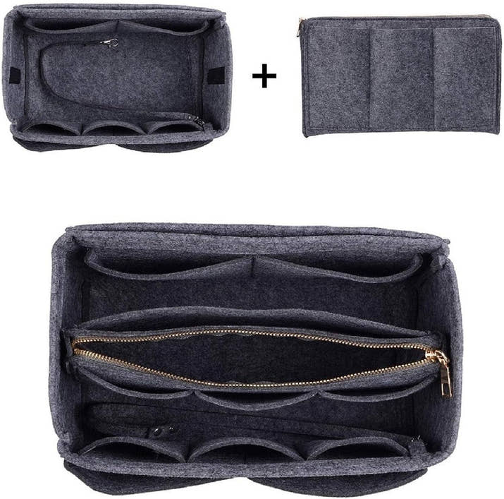FeltEase: Premium Felt Fabric Purse Organiser with Multi-Pocket Storage - Juggledrops