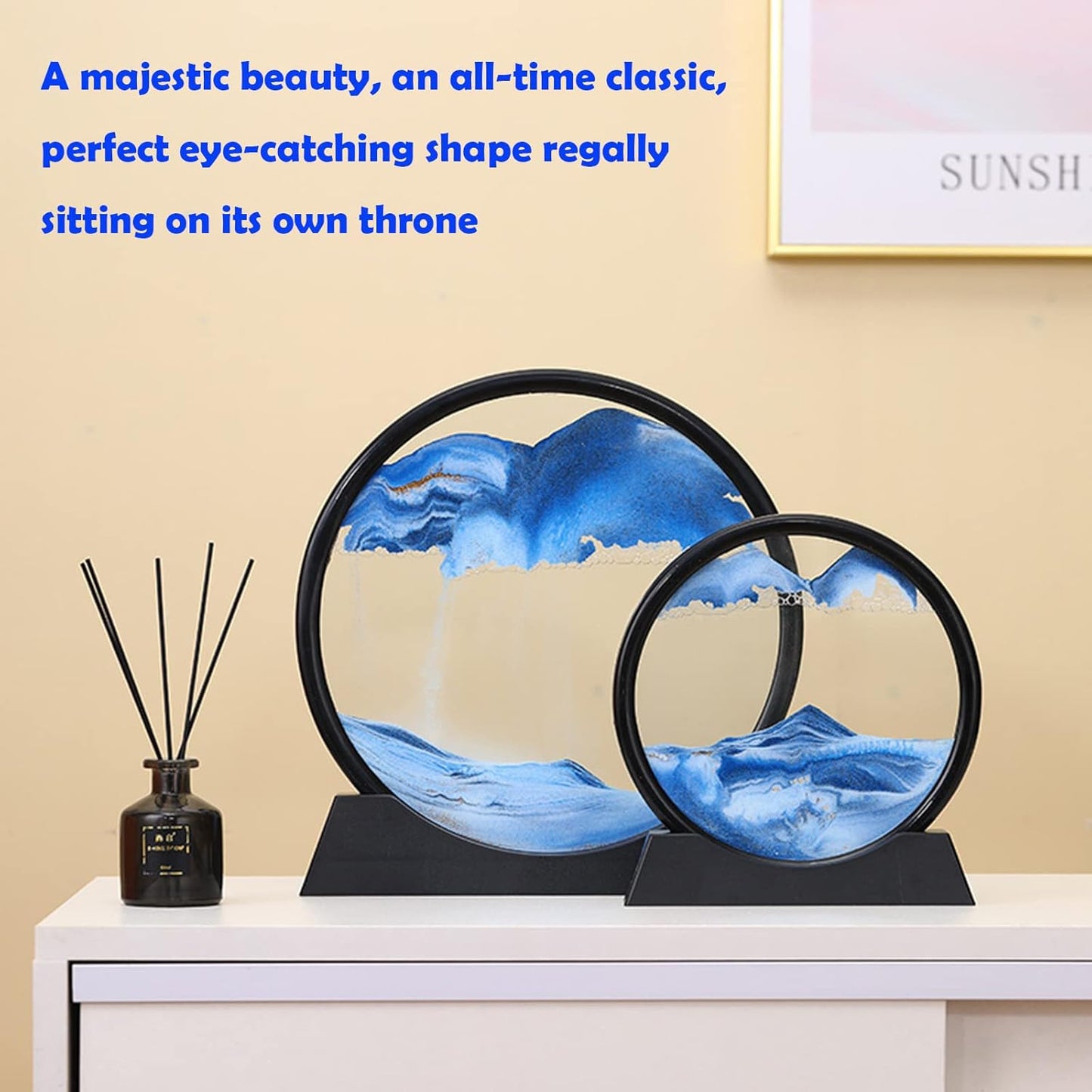 CalmScape: Relaxing Kinetic Sandscape Art for Desk & Home Décor