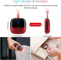 RelaxGo: Electric Neck Massager with Heat | Portable Neck Pain Relief