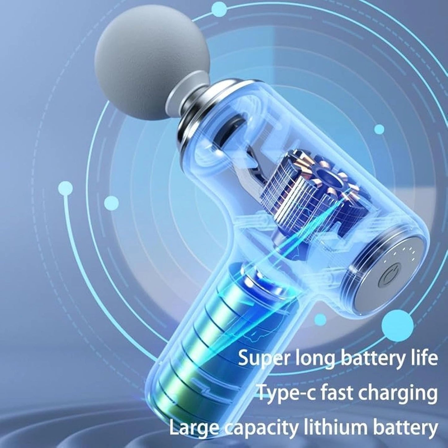 PulsePro: Electric Gun Massager for Pain Relief – Portable Deep Tissue Muscle Massager