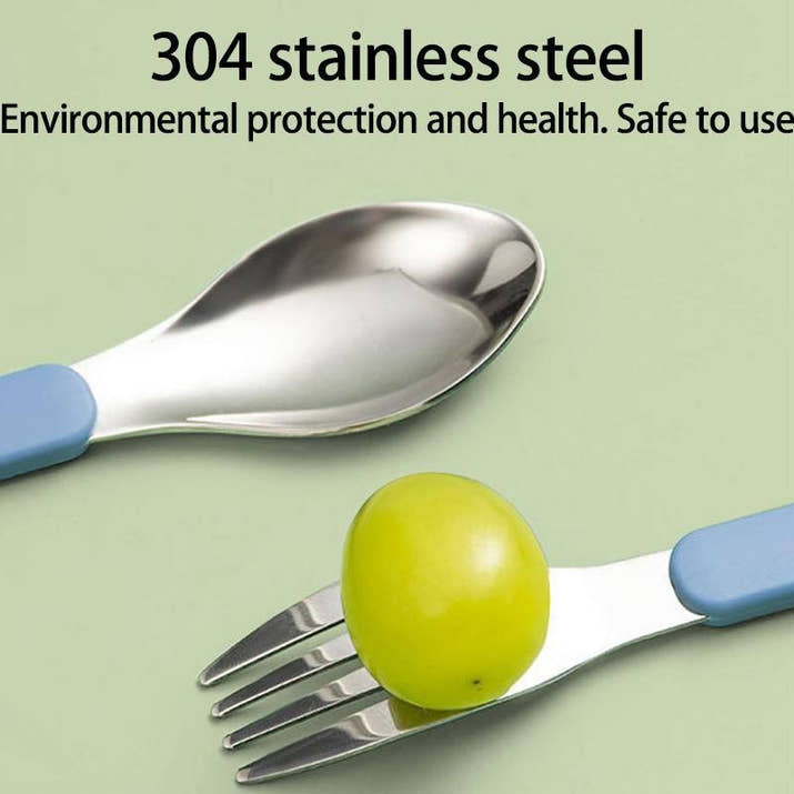 SteelGo: Portable Travel Cutlery Set – Stainless Steel Fork, Spoon & Chopsticks with Case for Office, Camping & Travel - Juggledrops