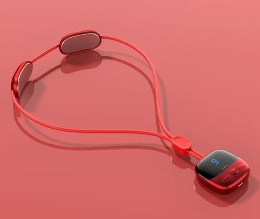 RelaxGo: Electric Neck Massager with Heat | Portable Neck Pain Relief