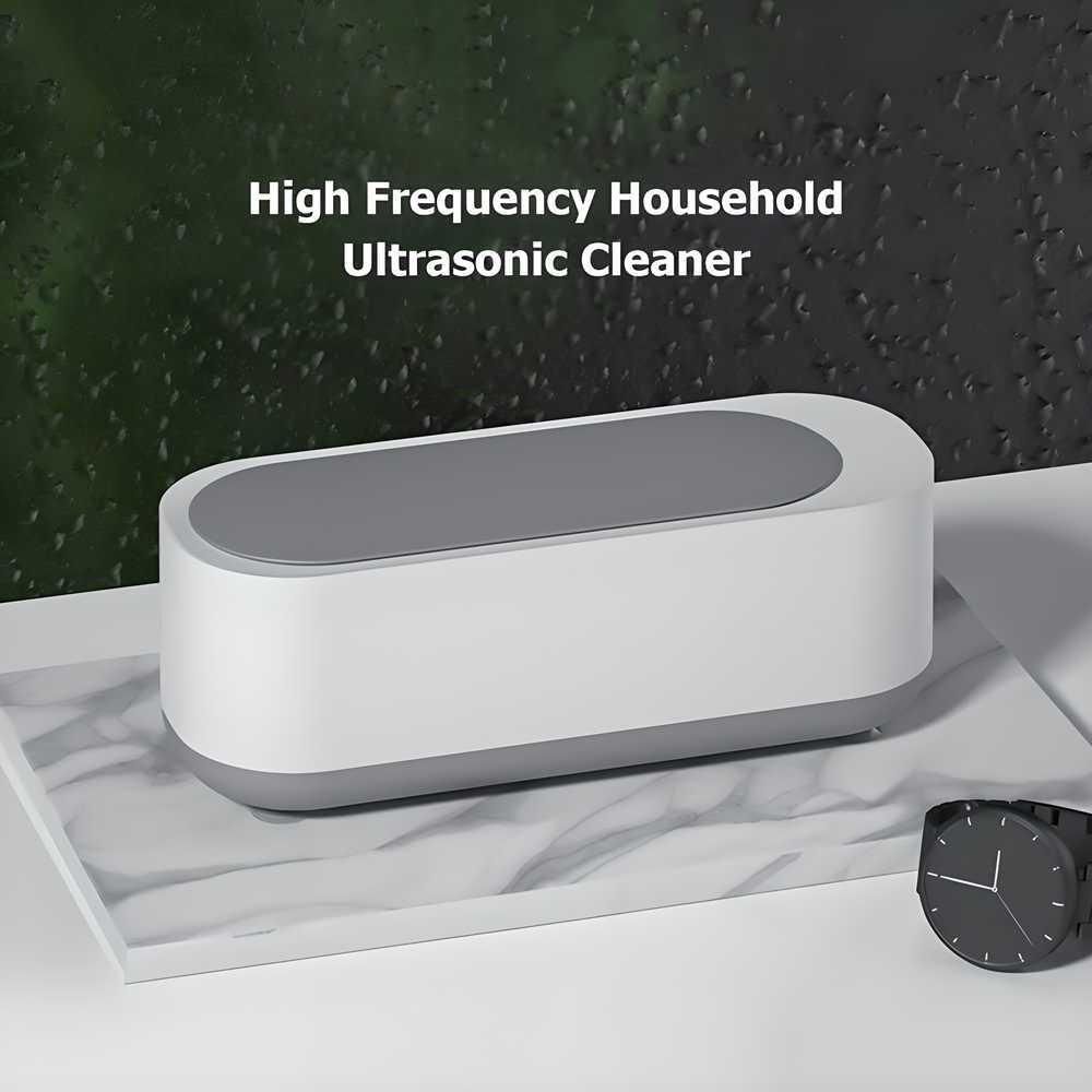 SparkleClean: Mini Ultrasonic Jewelry Cleaner Machine – 360° Deep Cleaning Device