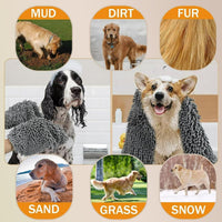 Ultra Absorbent Microfiber Dog Drying Towel – Quick Dry Pet Bath Towel for Dogs & Cats - Juggledrops