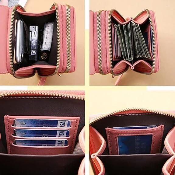 SafeCarry: Anti-Theft RFID Leather Crossbody Phone Bag for Women