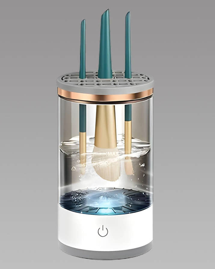 BrushPure: Electric Makeup Brush Cleaner – USB Rechargeable Automatic Deep Cleaning Device