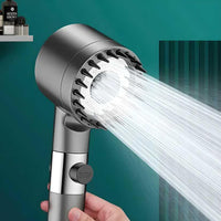 AquaFlow: High-Pressure Shower Head – 3 Settings + Filtration - Juggledrops