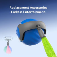 Smart 360° Rolling Toy Ball for Cats & Puppies | Active Play, Rechargeable, Intelligent Movement - Juggledrops