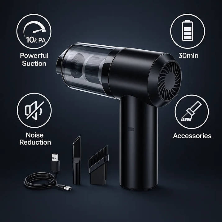 TurboDust Pro – Cordless Air Duster & Vacuum Cleaner - Juggledrops