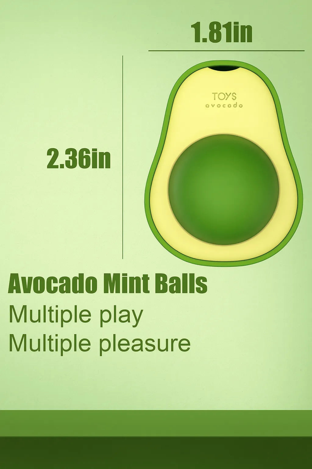 AvoMint™ Catnip Ball Toy – Interactive Rolling Treat for Cats - Juggledrops