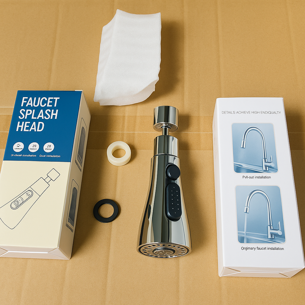 AquaFlex: 3-Mode Sink Faucet – Adjustable Stream, Spray & Jet