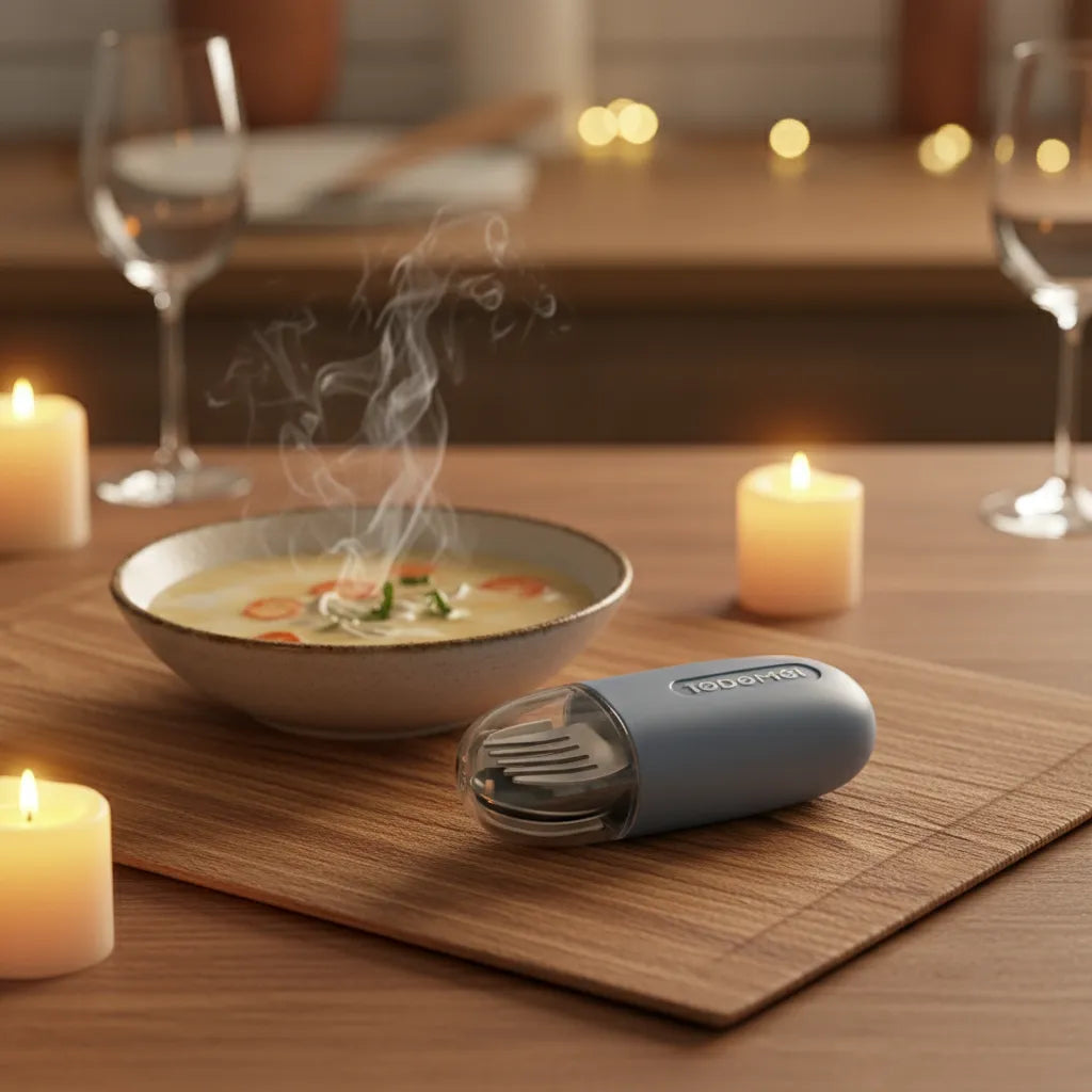 SteelGo: Portable Travel Cutlery Set – Stainless Steel Fork, Spoon & Chopsticks with Case for Office, Camping & Travel