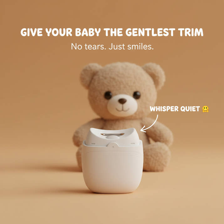 SoftClip™ Rechargeable Nail Trimmer – Fast, Safe & Mess-Free