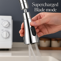 AquaFlex: 3-Mode Sink Faucet – Adjustable Stream, Spray & Jet