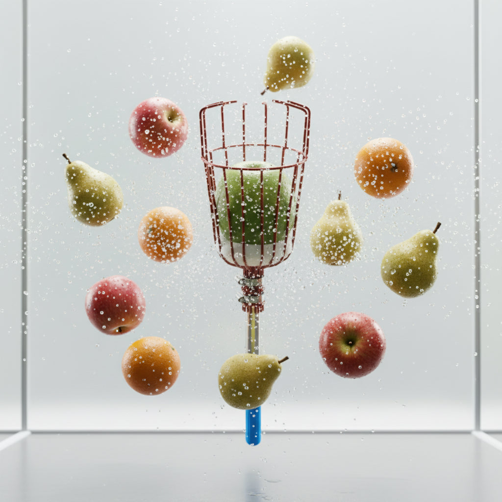 PickPro: Lightweight Metal Fruit Picker Basket for Mangoes, Apples & More