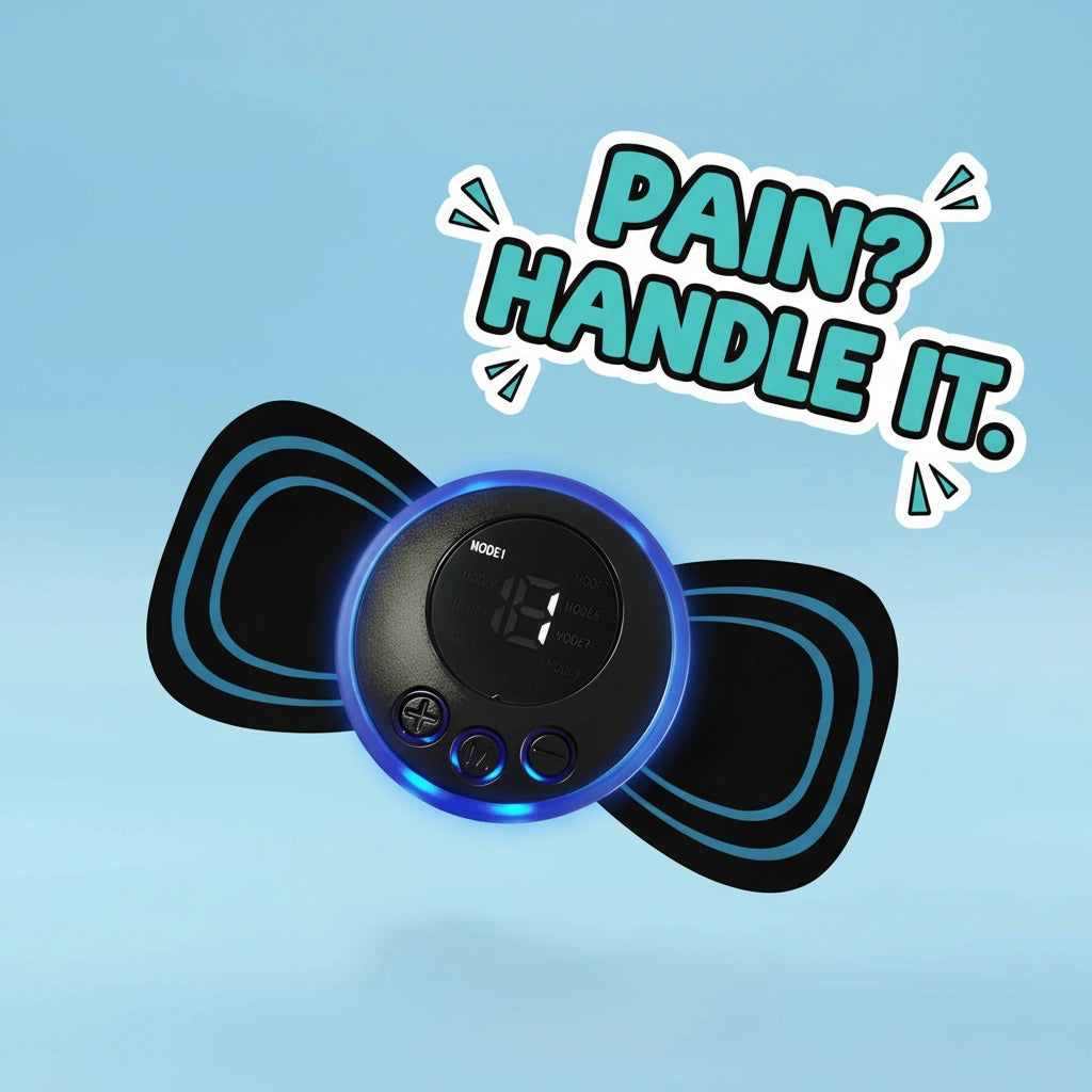 FlexiRelief: Mini Electric Massager – Rechargeable Wireless Pain Relief for Full Body