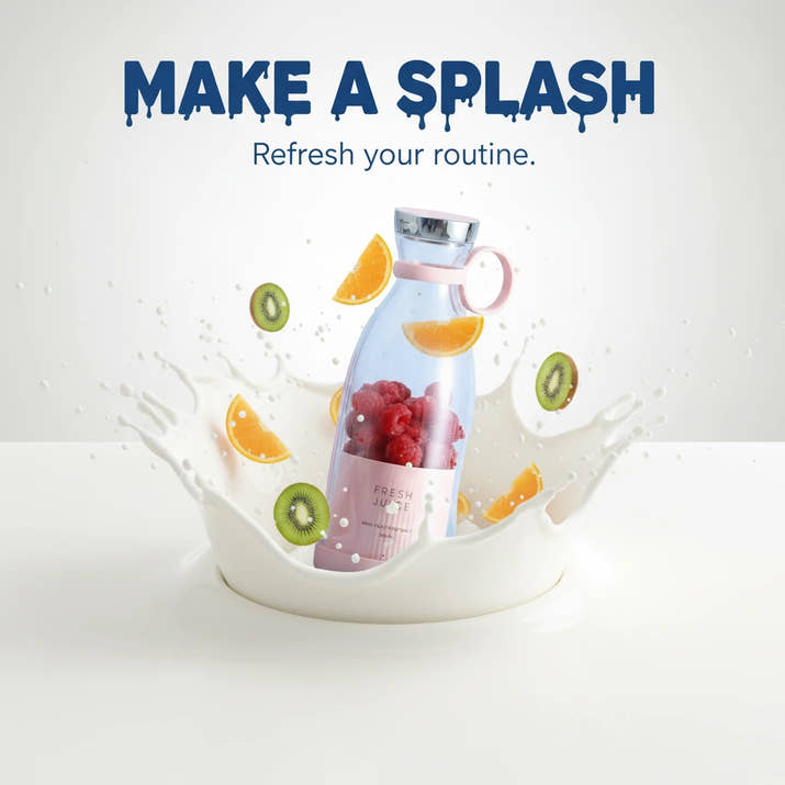 SutraJuice: Portable USB Juicer Bottle – Mini Smoothie Blender