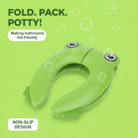 TinyGo: Folding Travel Toilet Seat for Kids – Portable Potty Training Seat with Carry Bag