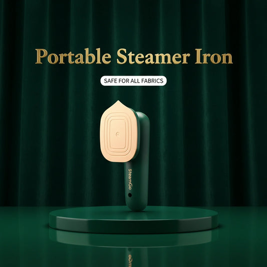 SteamGo: Portable Travel Steamer Iron for Clothes – Handheld Garment Steamer for Home & Travel