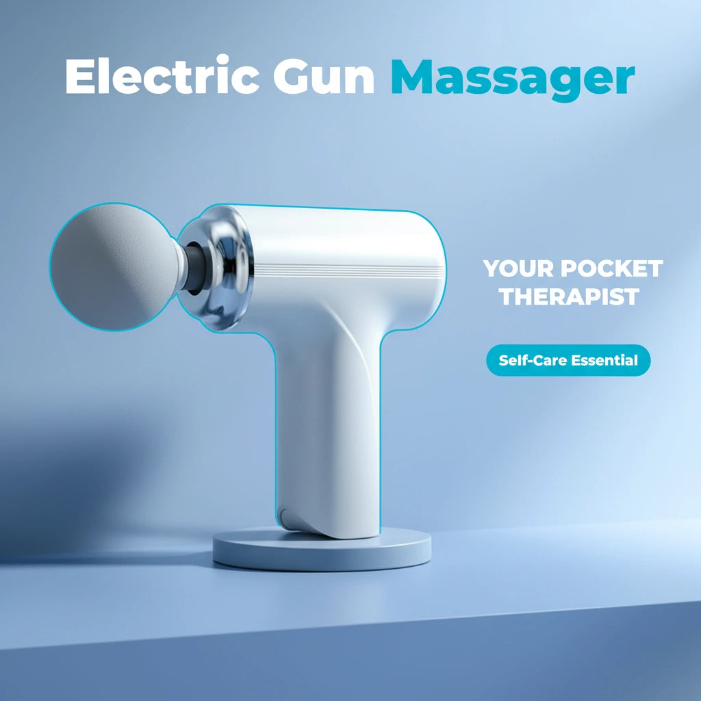 PulsePro: Electric Gun Massager for Pain Relief – Portable Deep Tissue Muscle Massager