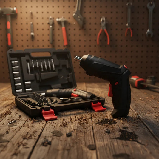 ToolSpin:47-in-1 Cordless Electric Screwdriver Set – Rechargeable, Foldable & LED Light Power Driver Kit