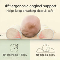 BabyNest:Newborn Head Support Pillow – Anti-Head Tilt, Breathable & Natural Millet Filling - Juggledrops